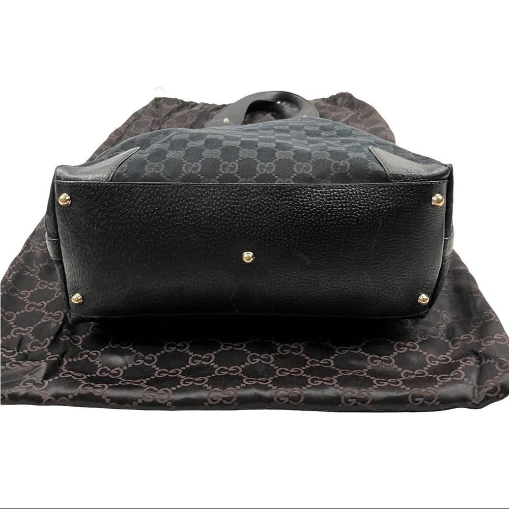 GUCCI oversized signature monogram canvas hobo tote bag - Picture 5 of 16